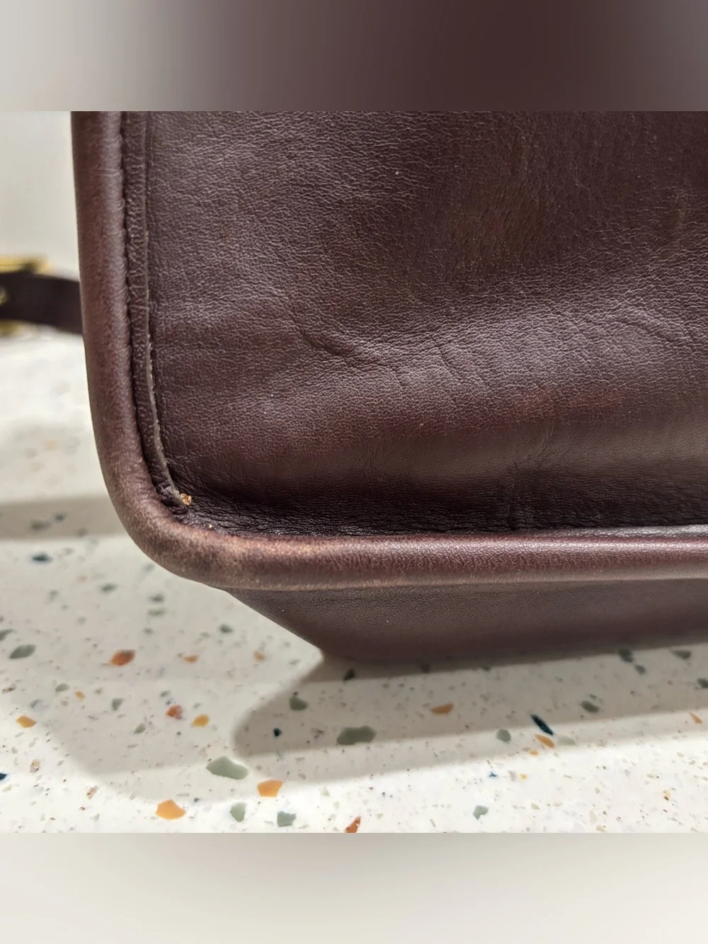 Vintage Coach Legacy Leather Briefcase Messenger Bag Brown USA Made F4C-5276